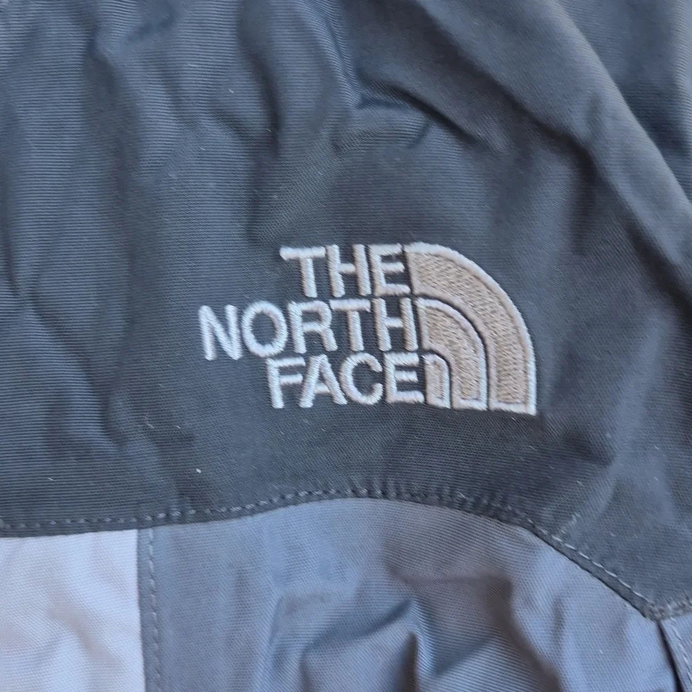 THE NORTH FACE Grey Black Nylon‎ Hyvent Mens Large Full Zip Jacket TNF
